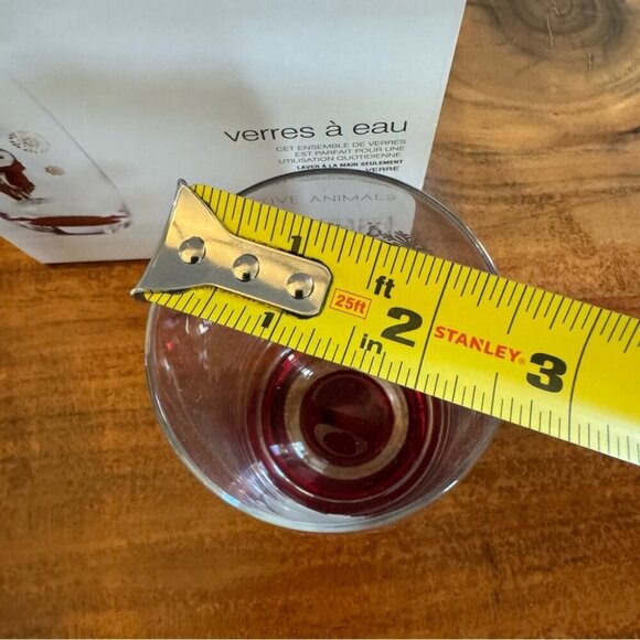 Stokes Polar Bear Christmas Glass Set of 4 New In Box - Picture 9 of 11